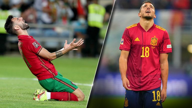 Portugal und Spanien sind zwei Top-Nationen, die noch um die Teilnahme an der WM 2022 in Katar zittern müssen.