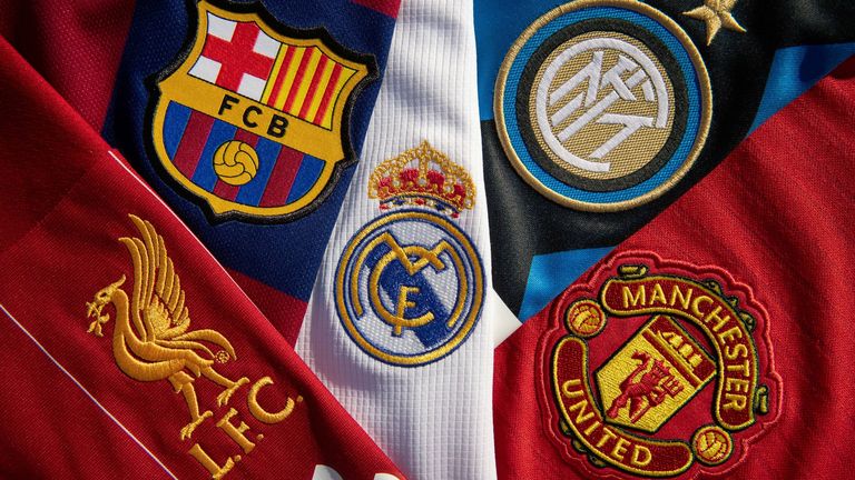 Der FC Liverpool, Manchester United, Real Madrid, Inter Mailand und der FC Barcelona sind alle am Super-Sonntag im Einsatz.