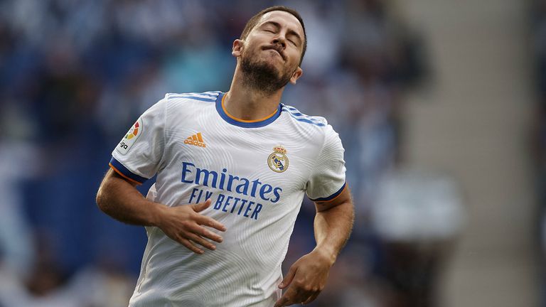 Eden Hazard von Real Madrid nach der Niederlage gegen Espanyol.