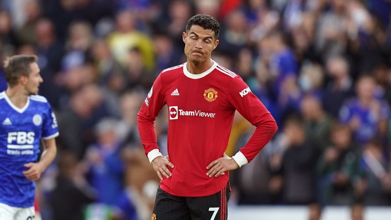 Platz 3: Cristiano Ronaldo (36), Manchester United, neuer Marktwert: 40 Millionen Euro, alter Marktwert: 52 Millionen Euro, Verlust: 12 Millionen Euro