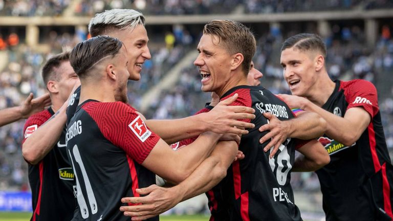 Keine Niederlage in sieben Spielen: Beim SC Freiburg gibt es allen Grund zu feiern.