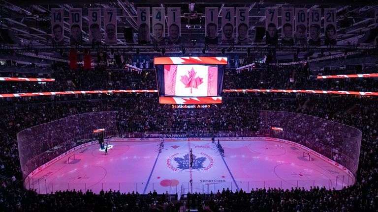 TORONTO MAPLE LEAFS: Scotiabank Arena, Toronto. 18.819 Plätze, Baujahr 1999.
