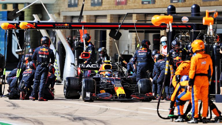 PLATZ 7: Red Bull (Sergio Perez) - 2,40 Sek. - 6 Punkte.