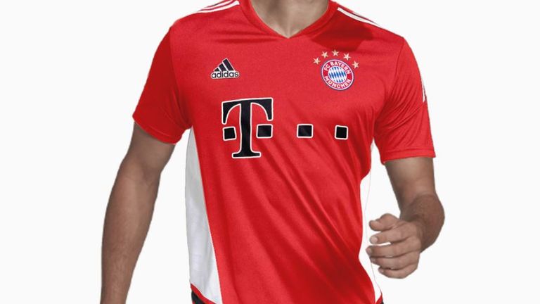 So soll das Heimtrikot des FC Bayern in der Saison 2022/23 aussehen. (Quelle: https://www.footyheadlines.com/)
