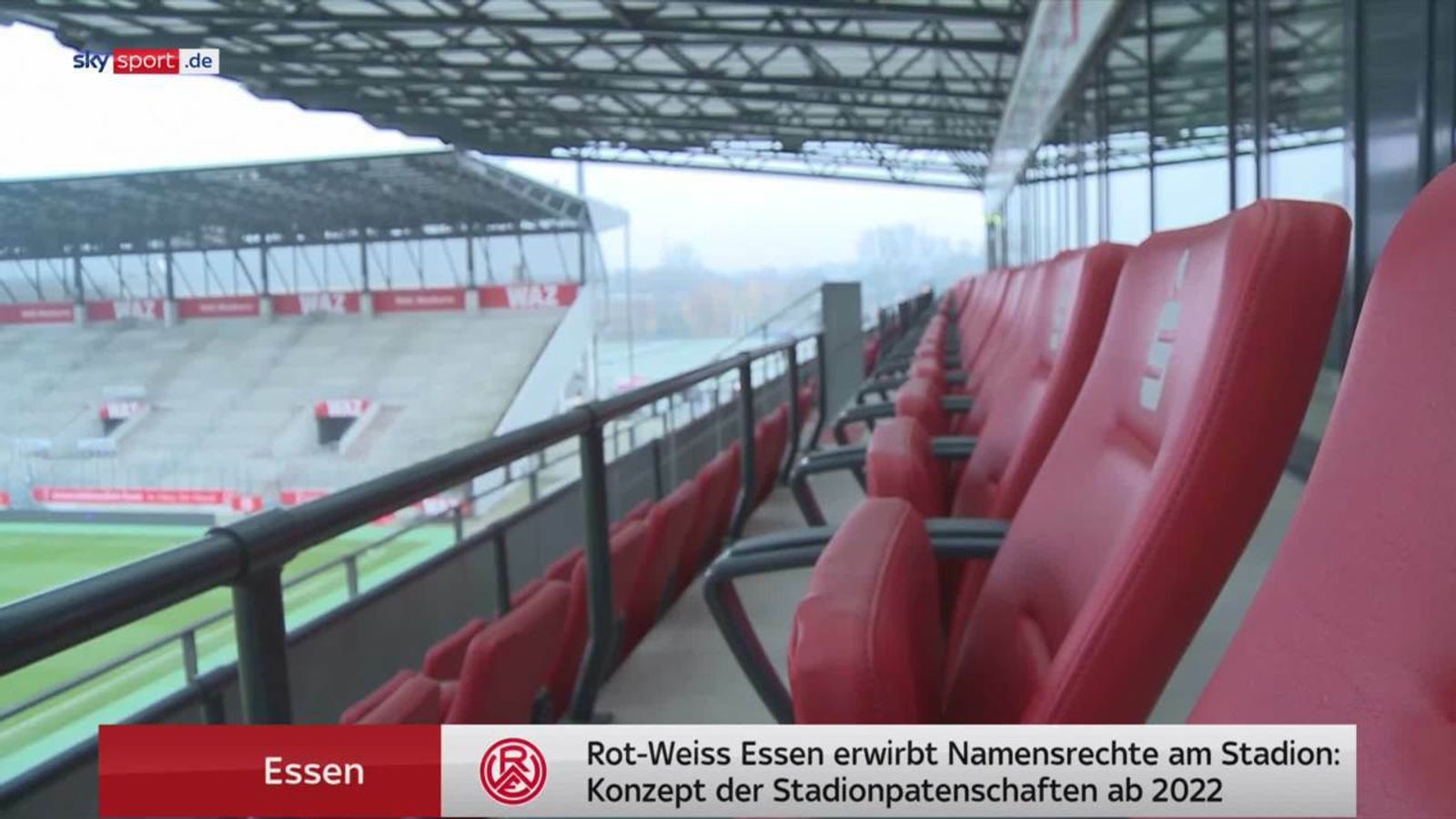 Fußball Video Rot-Weiss Essen erwirbt Namensrechte am Stadion Fußball News Sky Sport