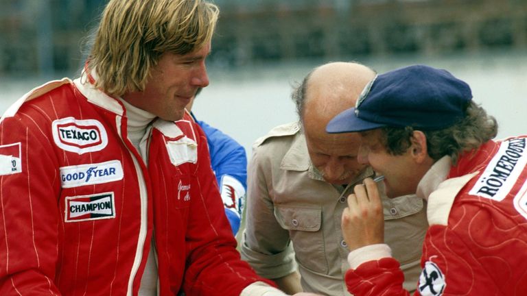 1976: 9 Punkte Abstand. Ferrari (Lauda/Regazzoni) vor McLaren (Hunt/Mass).