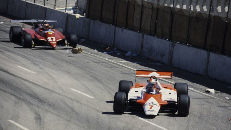 1982: 5 Punkte Abstand. Ferrari (Tambay/Andretti) vor McLaren (Watson/Lauda).