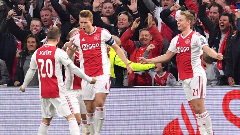 Platz 10: Ajax Amsterdam, 377 Tore