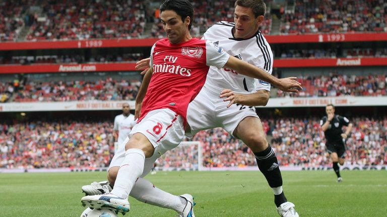 Als Spieler: Mikel Arteta, FC Arsenal, 2011-2016, 150 Spiele, 16 Tore, Erfolge: englischer Pokalsieger (2014, 2015), englischer Superpokalsieger (2015, 2016)