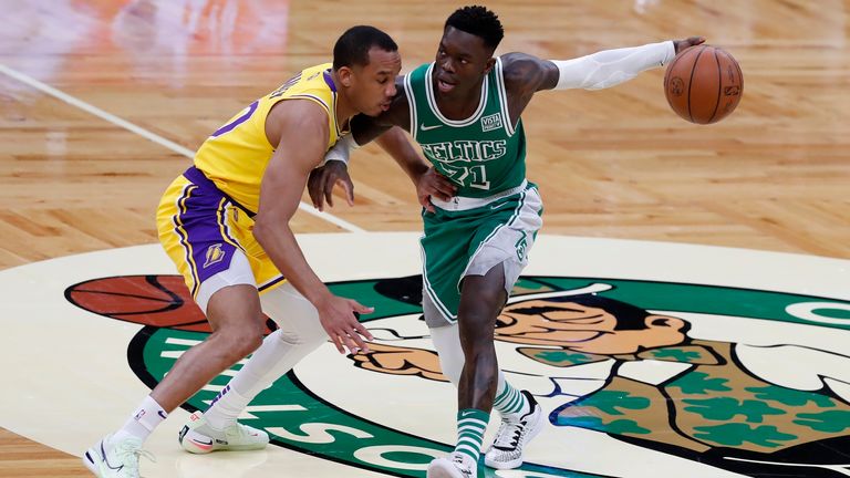 Dennis Schröder und die Boston Celtics ärgerten die LA Lakers.