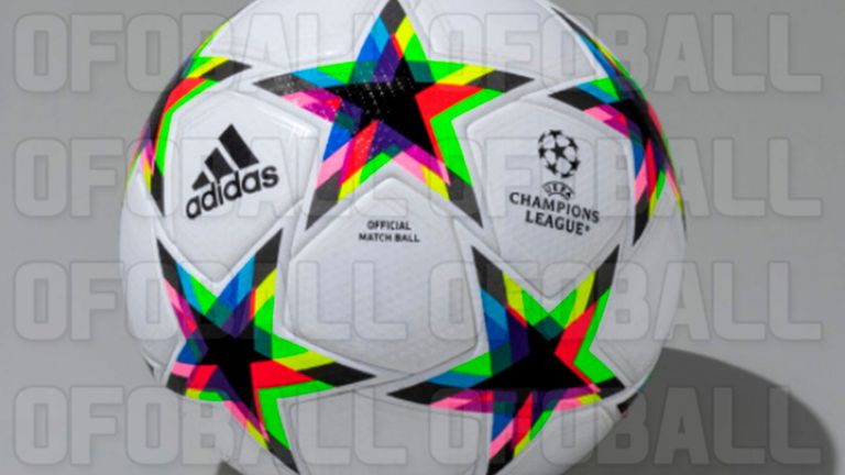 So soll der neue Ball der kommenden Champions-League-Saison aussehen (Quelle: ofoball.org).