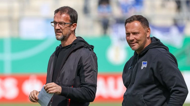 Hertha BSC-Geschäftsführer Fredi Bobic überrascht mit einer klaren Aussage im Hinblick auf Trainer Pal Dardei.