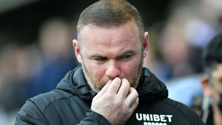 Wayne Rooney ist seit Jahresbeginn 2021 Trainer bei Derby County.
