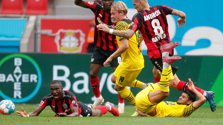 Gelbe Karten: Platz 1: Moussa Diaby, Leverkusen, sechs gelbe Karten – der zweitplatzierte Paul Seguin (Fürth) wurde schon fünf Mal verwarnt…