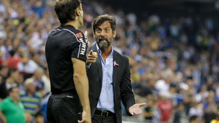 FC GETAFE: Quique Sanchez Flores folgte auf Michel. Bei seinem ersten Spiel als Getafe-Trainer (9. Spieltag) trennte sich sein Team 0:0 gegen Levante.
