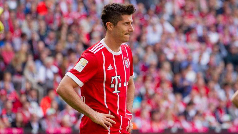 2017 - Robert Lewandowski (FC Bayern): Platz 9; Gewinner: Cristiano Ronaldo (Real Madrid)