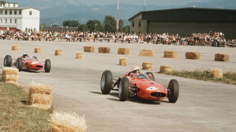 1964: 3 Punkte Abstand. Ferrari (Bandini/Rodriguez) vor BRM (Hill/Ginther).