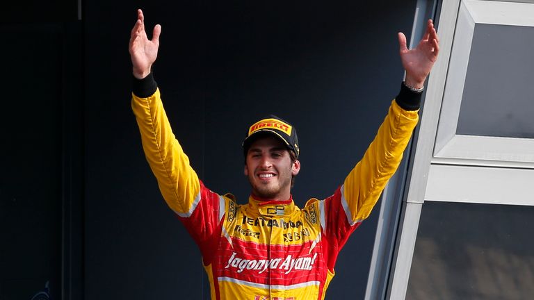 Antonio Giovinazzi (Alfa Romeo), fuhr in der GP2 (ehemals Formel 2) für Prema Racing (2016), wichtigster Erfolg: Vizemeister 2016