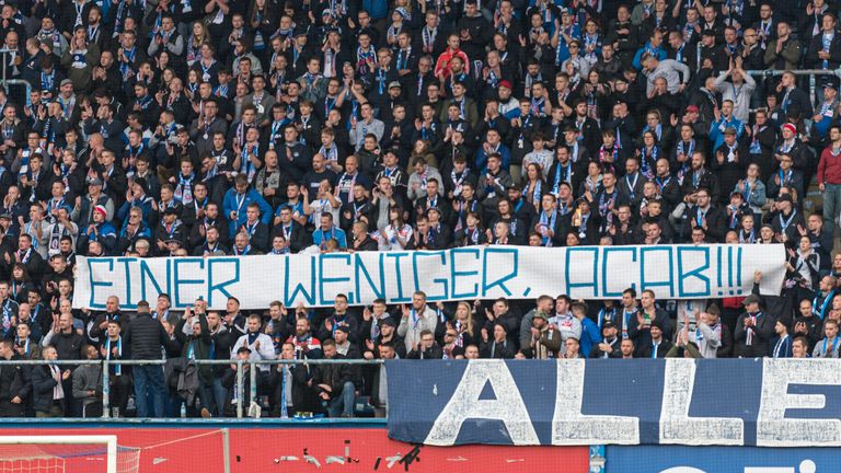 Die Fans von Hansa Rostock sind mehrfach negativ aufgefallen.