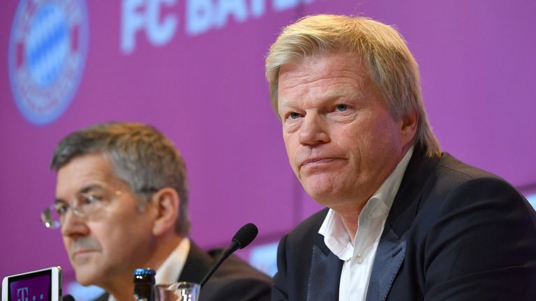 Vorstandschef Oliver Kahn (r.) und Präsident Herbert Hainer werden auf der Jahreshauptversammlung des FC Bayern Rede und Antwort stehen.