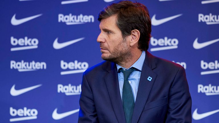 Geschäftsführer Mateu Alemany spricht über die finanzielle Lage beim FC Barcelona. 