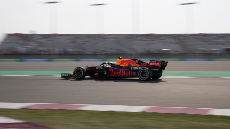 Max Verstappen war der schnellste in FP1 in Katar.