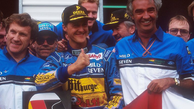 PLATZ 6: Michael Schumacher (Benetton-Ford) in 1994 im Alter von 25 Jahren, 10 Monaten und 10 Tagen