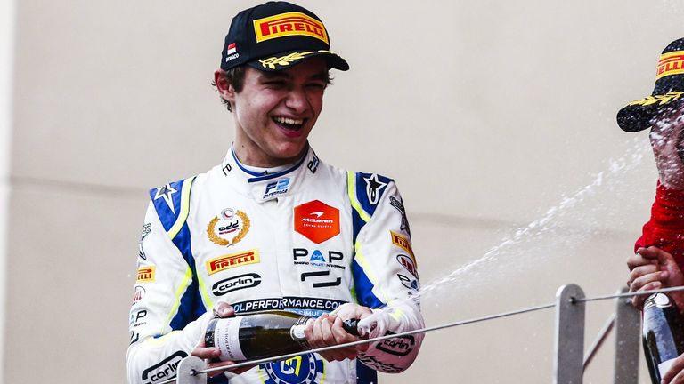 Land Norris (McLaren), fuhr in der Formel 2 für Campos Grand Prix (2017) und Carlin (2018), wichtigster Erfolg: Vizemeister 2018