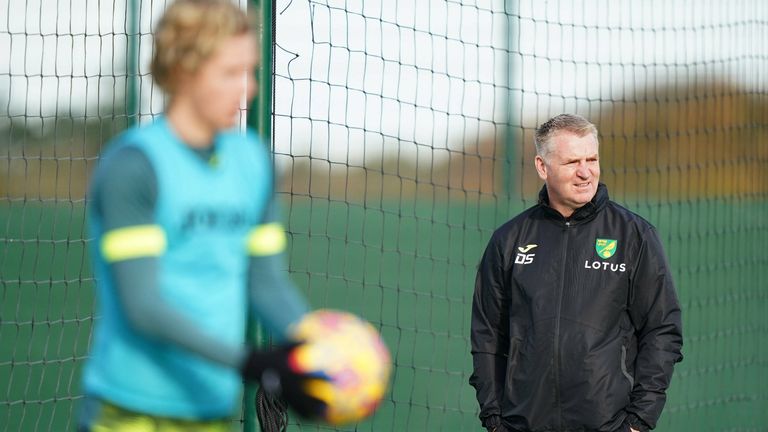 NORWICH CITY: Dean Smith folgte auf Daniel Farke. Am Wochenende steht sein Debüt als Norwich-Coach gegen den FC Southampton (12. Spieltag) an.