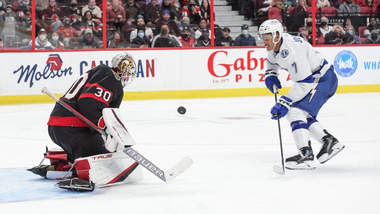 Die Ottawa Senators verlieren gegen Tampa Bay Lightning.