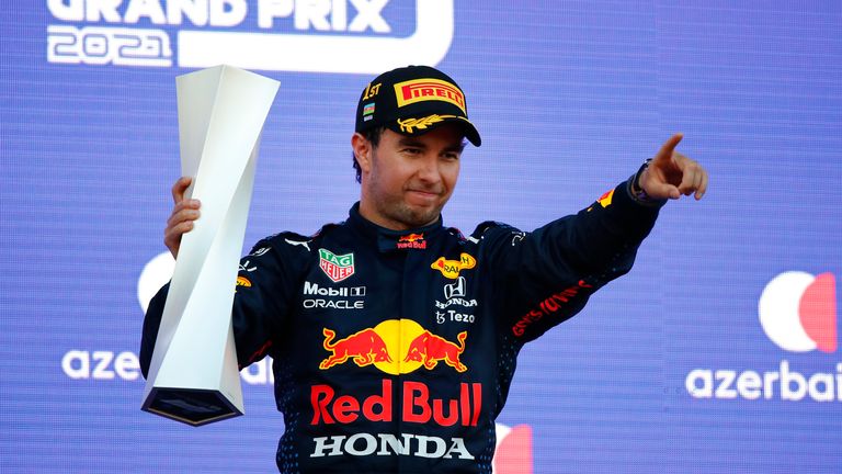 Platz 7: Sergio Perez, Red Bull, aktuelle Führungsrunden: 34