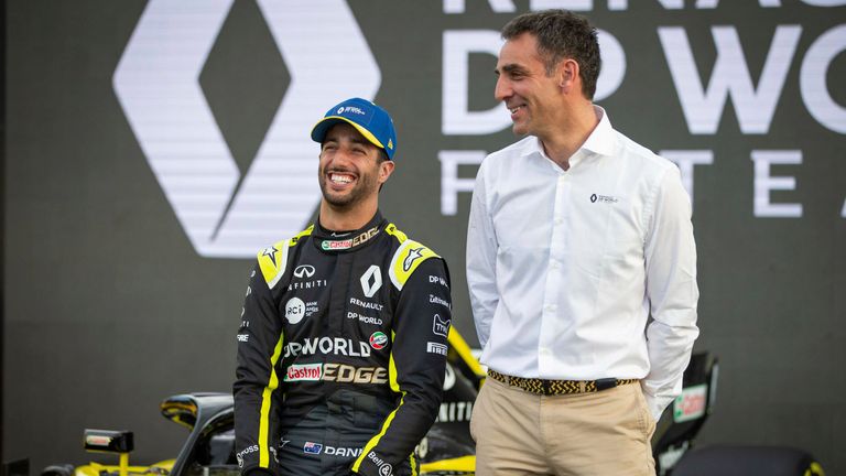 Zwei Jahre lang war Cyril Abiteboul der Chef von Daniel Ricciardo.