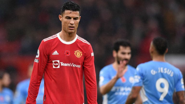 Ronaldo verliert mit United das Derby gegen City.