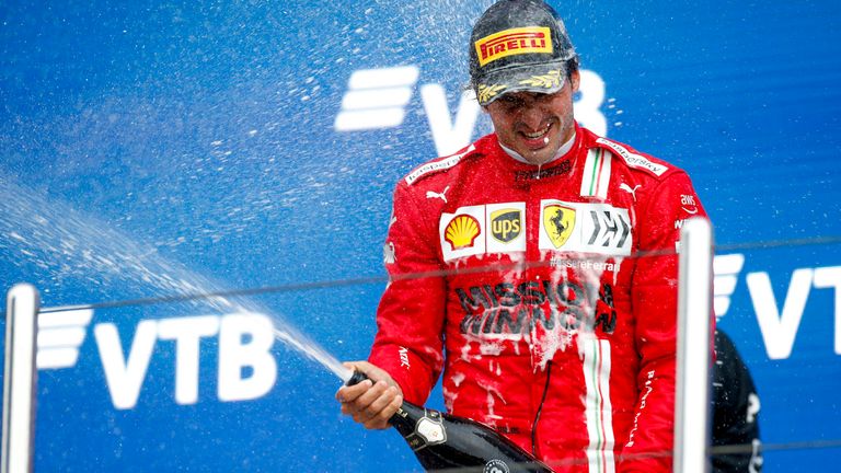 Platz 9: Carlos Sainz, Ferrari, aktuelle Führungsrunden: 12