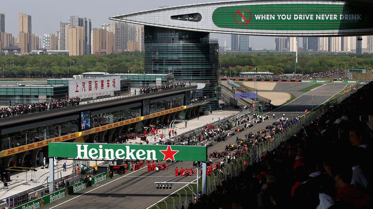 Die Formel 1 fährt bis 2025 am Shanghai International Circuit in China.