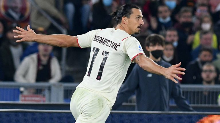 Zlatan Ibrahimovic erzielt gegen am Sonntag sein 400. Tor in nationalen Ligen.