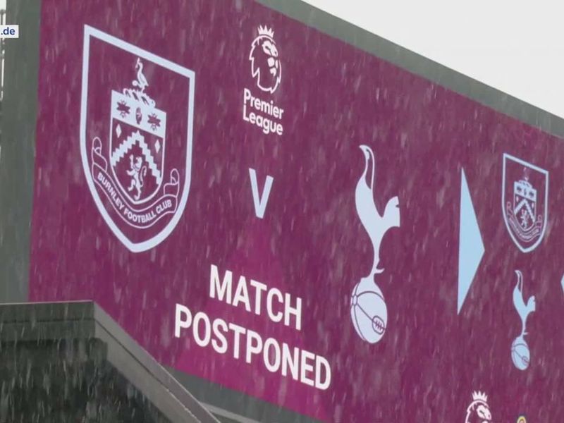 premier league video das spiel burnley gegen tottenham wurde abgesagt fussball news sky sport