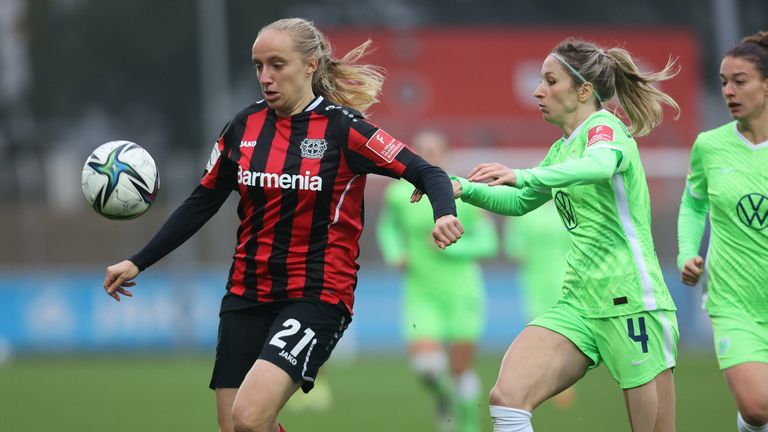 Der VfL Wolfsburg kommt nur zu einem Remis bei Bayer Leverkusen.