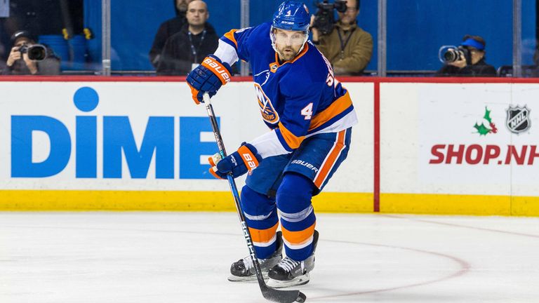 Dennis Seidenberg zu aktiven Zeiten im Trikot der New York Islanders.