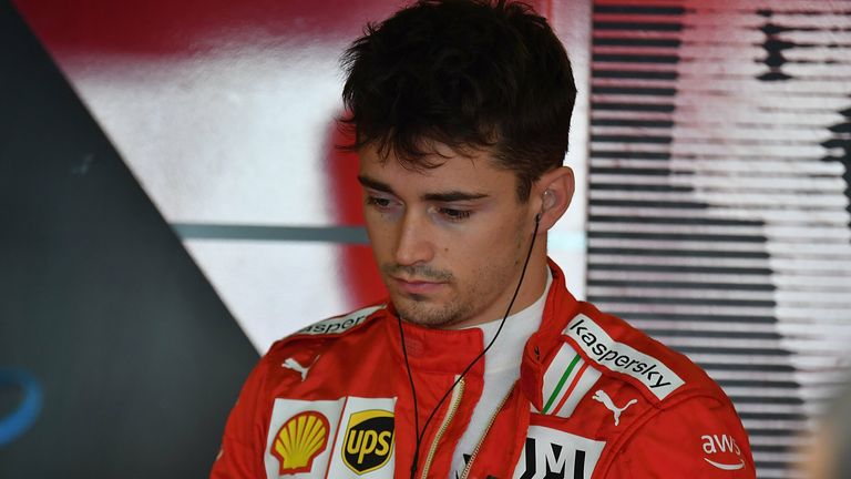 Ferraris Charles Leclerc ist positiv auf Corona getestet worden.