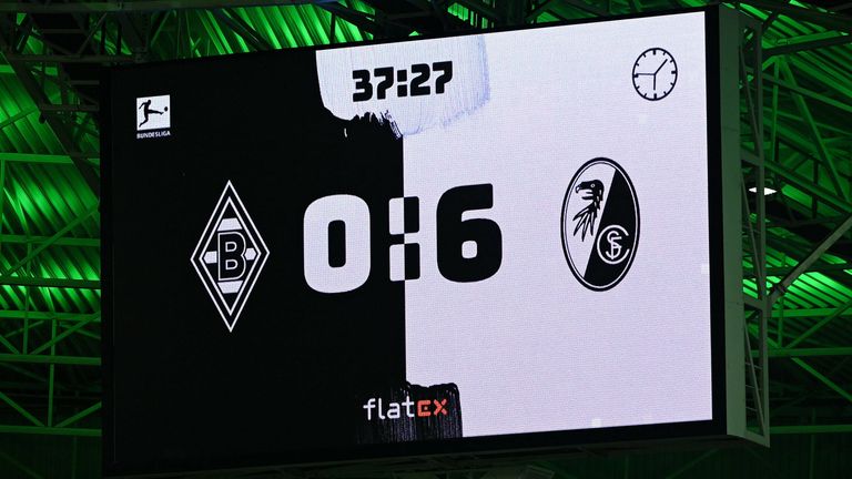 Borussia Mönchengladbach geht zu Hause gegen Freiburg unter. 