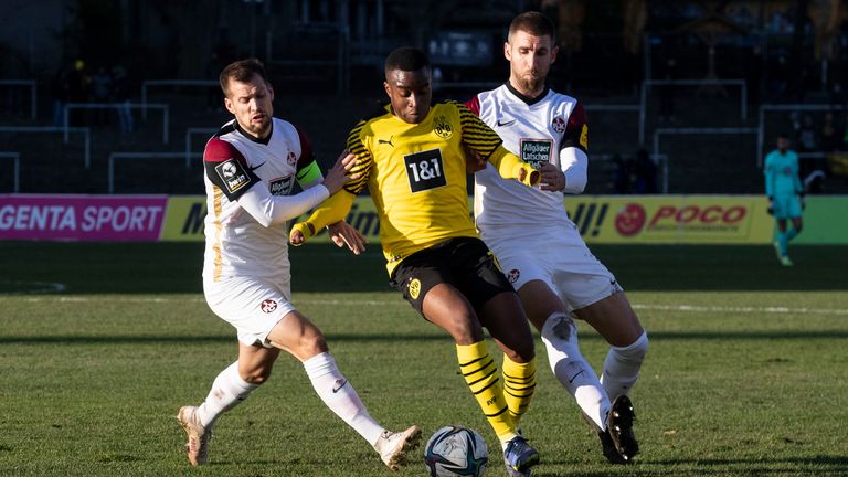 Youssoufa Moukoko verletzte sich im Spiel der Dortmunder U23.
