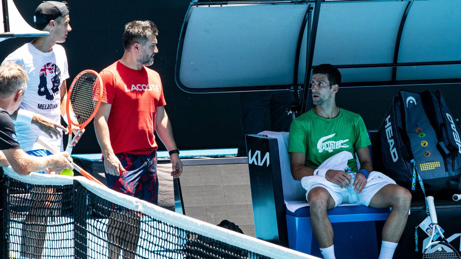 Tennis News Novak Djokovic bricht offenbar das Training ab Tennis News Sky Sport