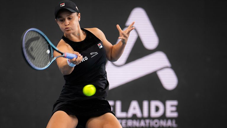 Ashleigh Barty gewinnt zum zweiten Mal das WTA-Turnier in Adelaide.
