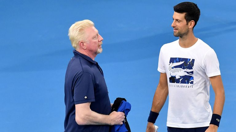 Boris Becker appelliert an Novak Djokovic.