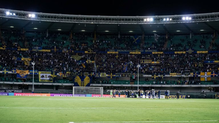 7. Stadio Marcantonio Bentegodi (Hellas Verona/Italien), Durchschnittliche Bewertungspunktzahl: 3.47
