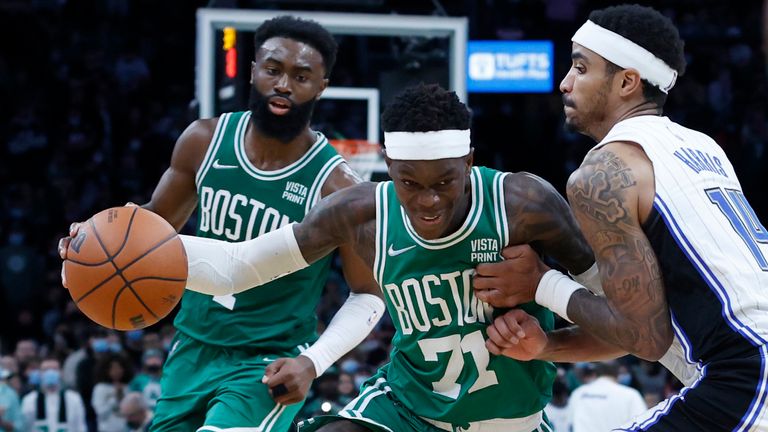 Dennis Schröder führt die Boston Celtics zum Sieg gegen die Orlando Magic.