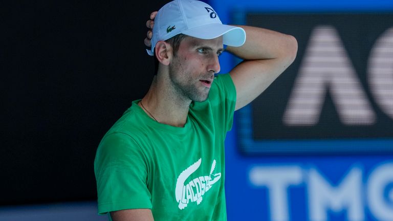 Die Teilnahme von Novak Djokovic an den Australian Open ist weiter offen.