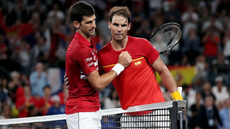 Novak Djokovic (l.) und Rafael Nadal (r.) nehmen ihren 21. Grand-Slam-Titel ins Visier.