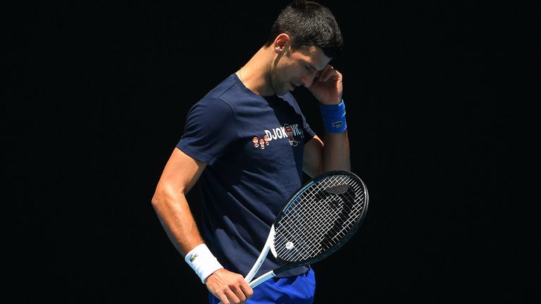 Novak Djokovic gibt Fehler zu.